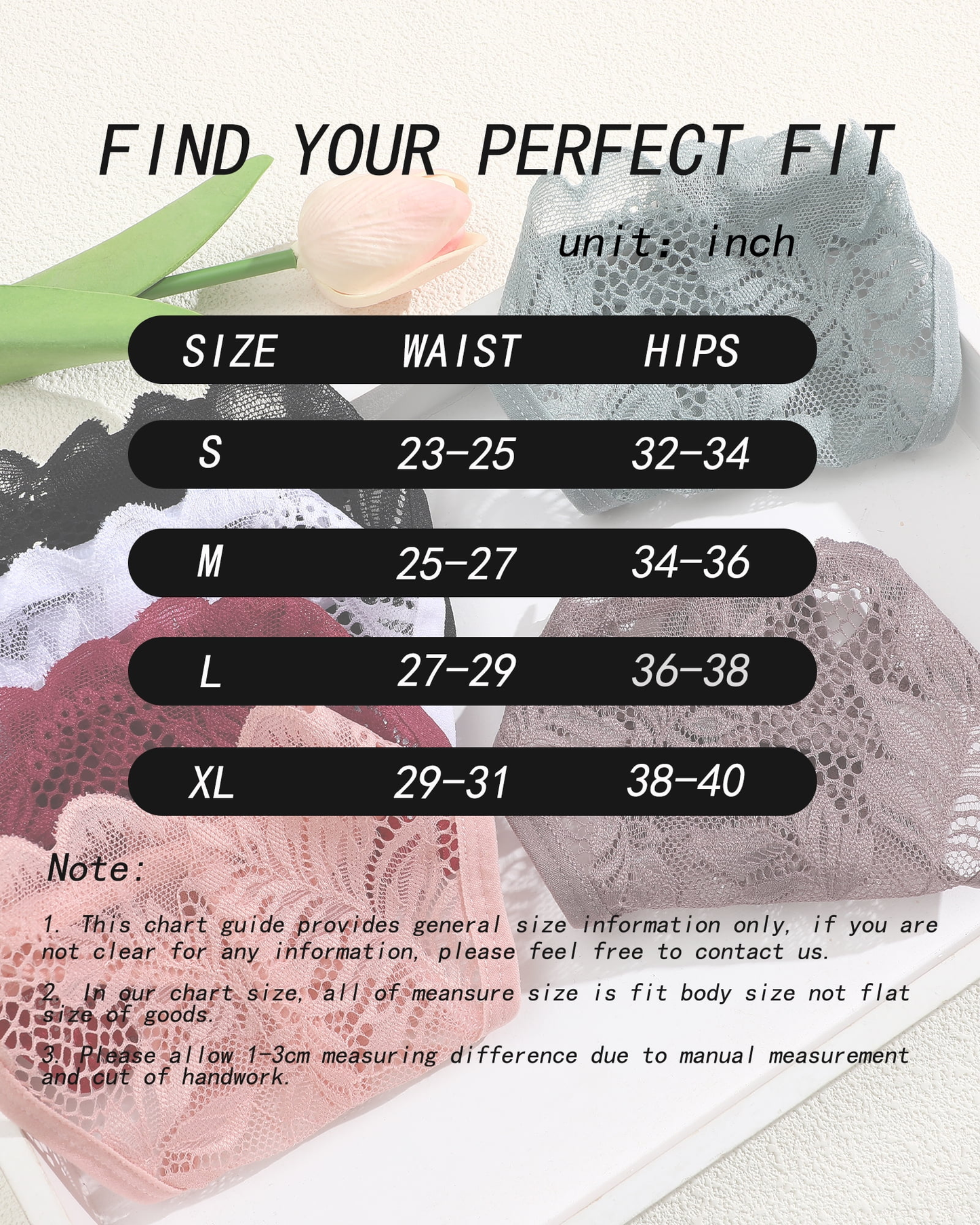 7Pack Lace Thongs