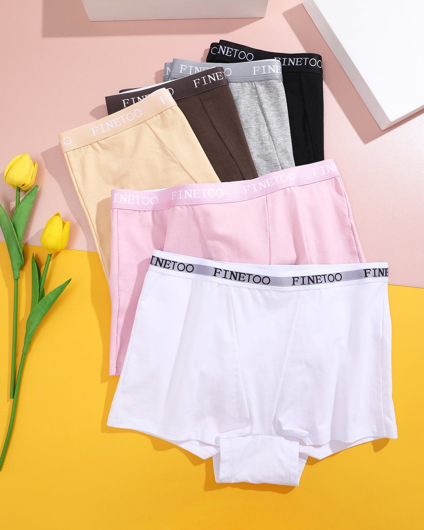 6Pcs Boyshort Underwear