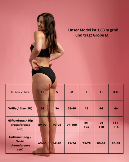 Period underwear- Cheeky- Nylon