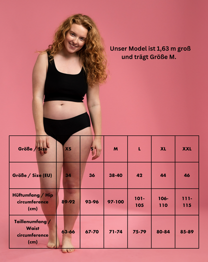 Period underwear - hipster - organic cotton